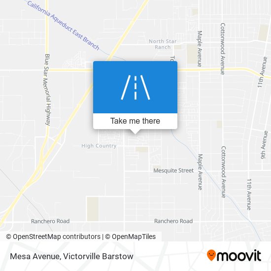 Mapa de Mesa Avenue