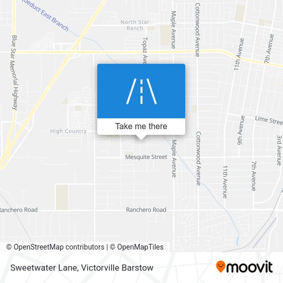 Sweetwater Lane map