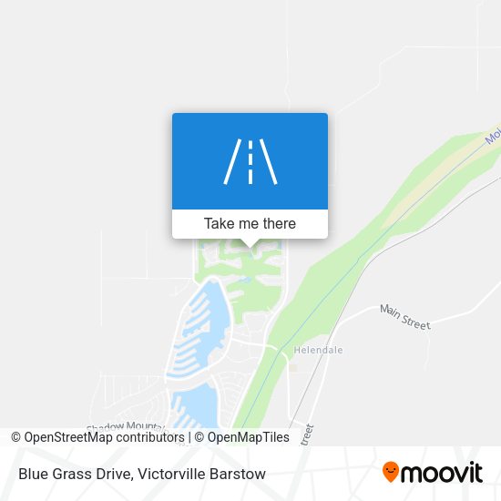 Blue Grass Drive map