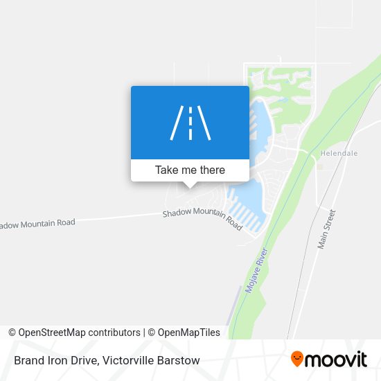 Brand Iron Drive map