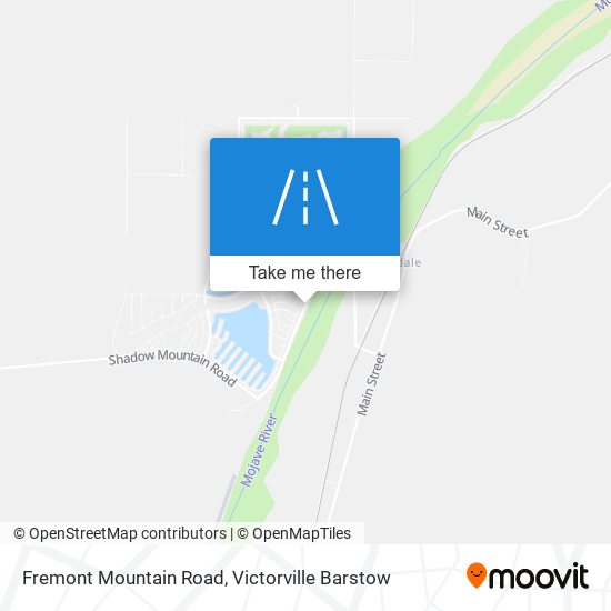 Mapa de Fremont Mountain Road