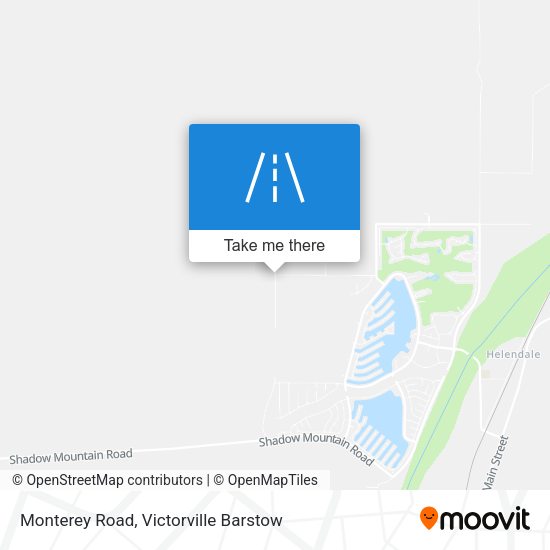 Monterey Road map