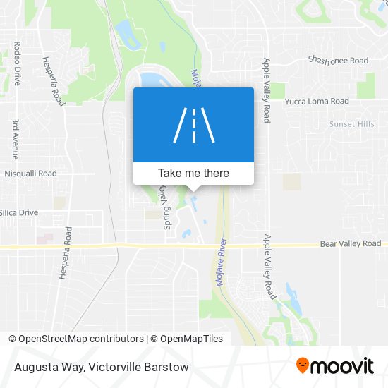 Augusta Way map