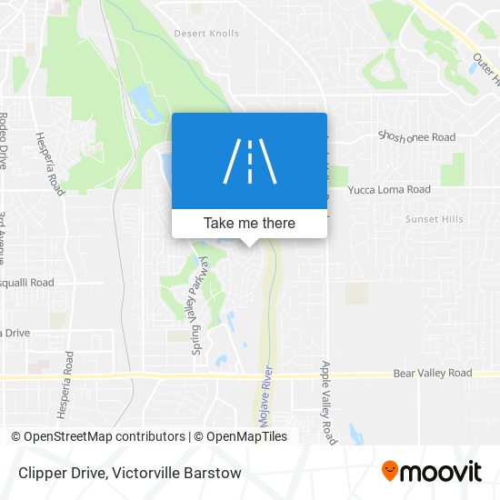 Clipper Drive map