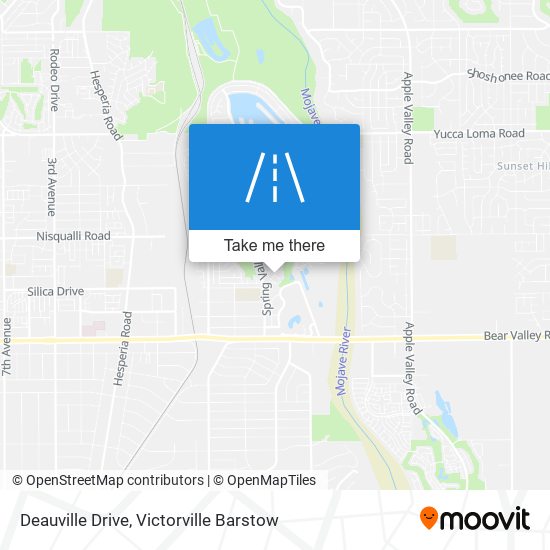 Deauville Drive map