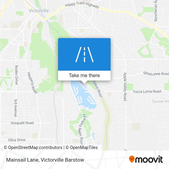 Mainsail Lane map