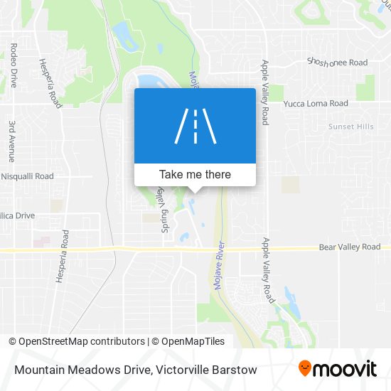 Mapa de Mountain Meadows Drive