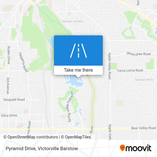 Mapa de Pyramid Drive