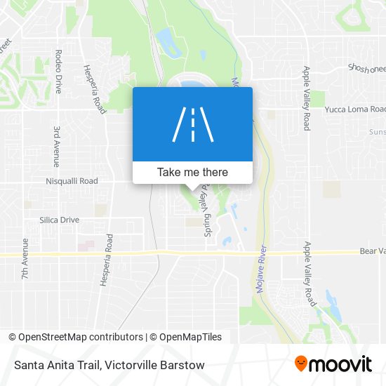 Mapa de Santa Anita Trail