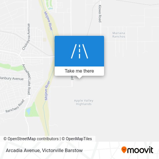 Arcadia Avenue map