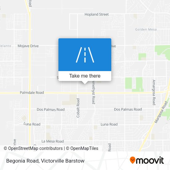Begonia Road map