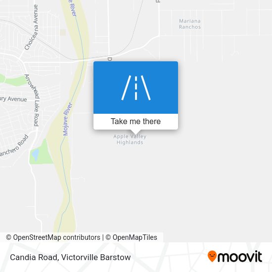 Candia Road map