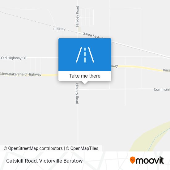 Catskill Road map
