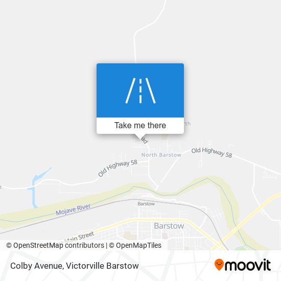 Colby Avenue map