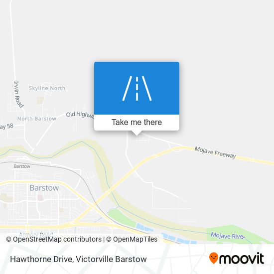 Mapa de Hawthorne Drive