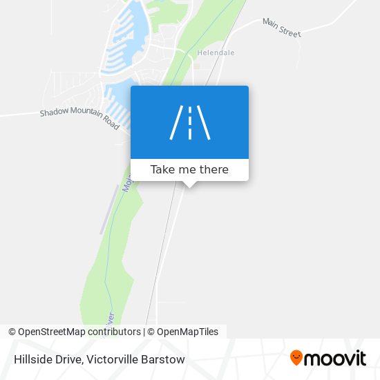 Mapa de Hillside Drive