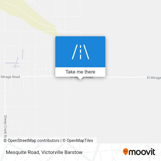 Mesquite Road map