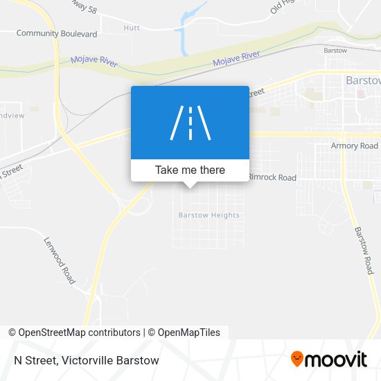 N Street map