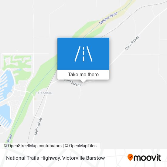 National Trails Highway map