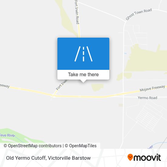 Old Yermo Cutoff map