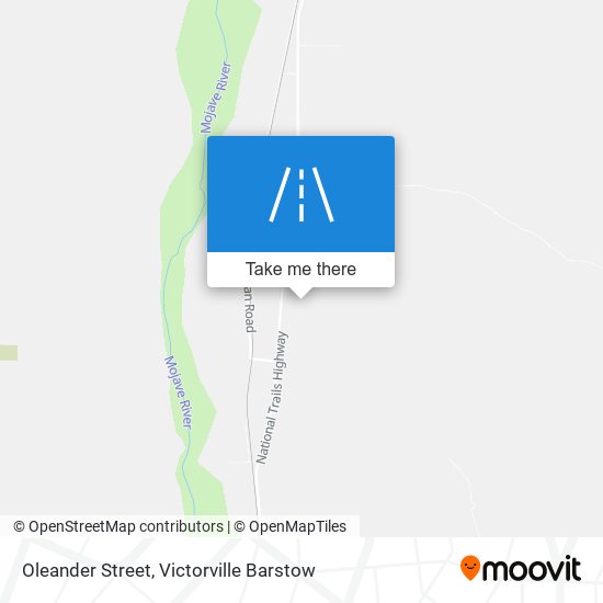 Oleander Street map