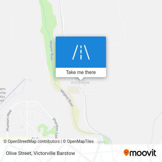 Olive Street map