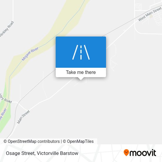 Osage Street map