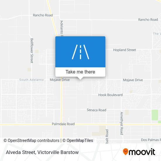 Mapa de Alveda Street
