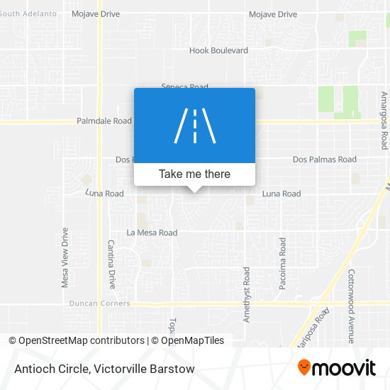 Antioch Circle map