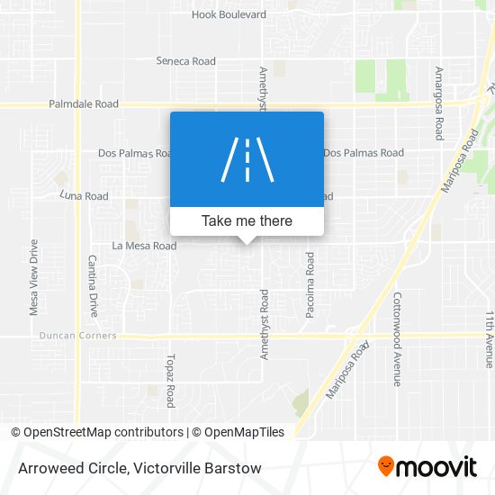 Arroweed Circle map