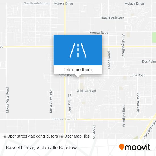 Bassett Drive map