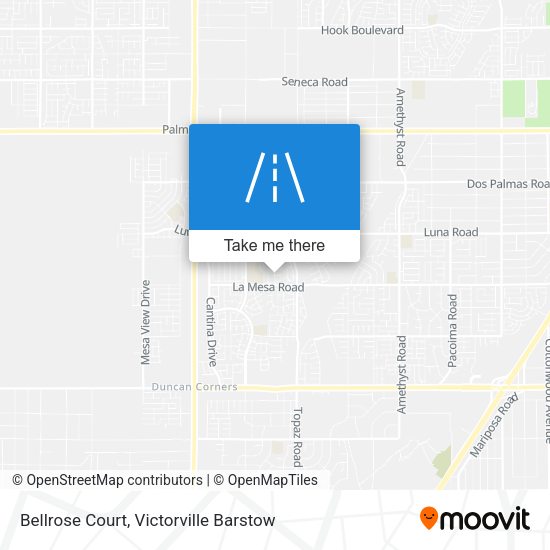 Bellrose Court map