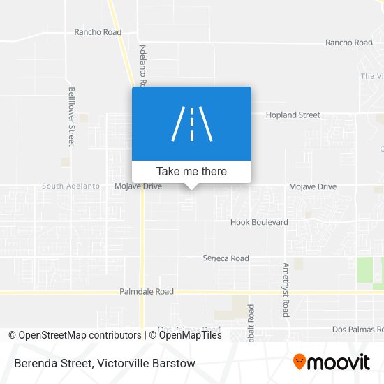 Berenda Street map