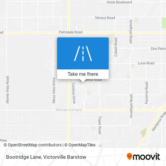 Mapa de Bootridge Lane