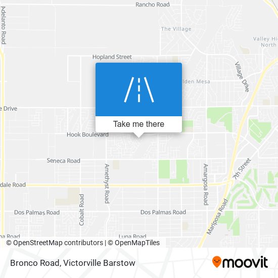 Bronco Road map