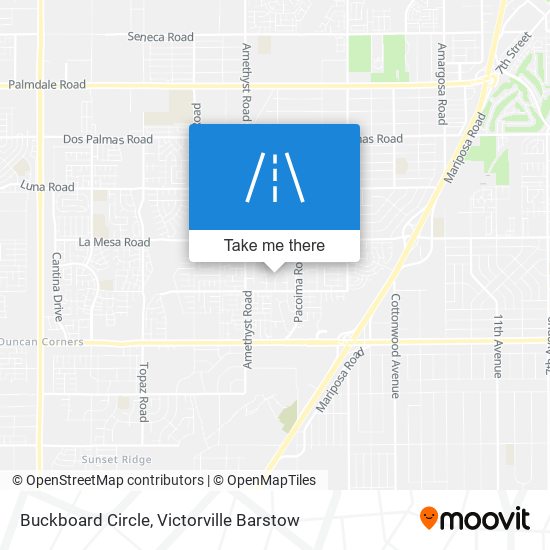 Buckboard Circle map