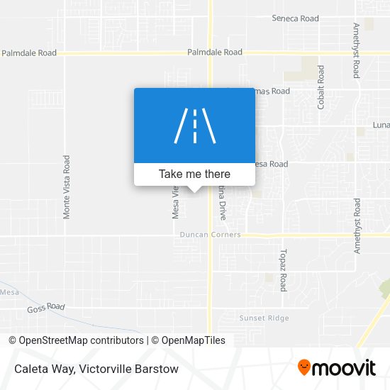 Caleta Way map