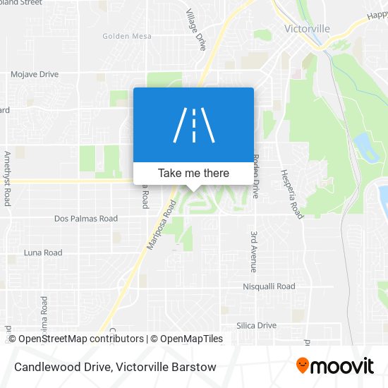 Candlewood Drive map