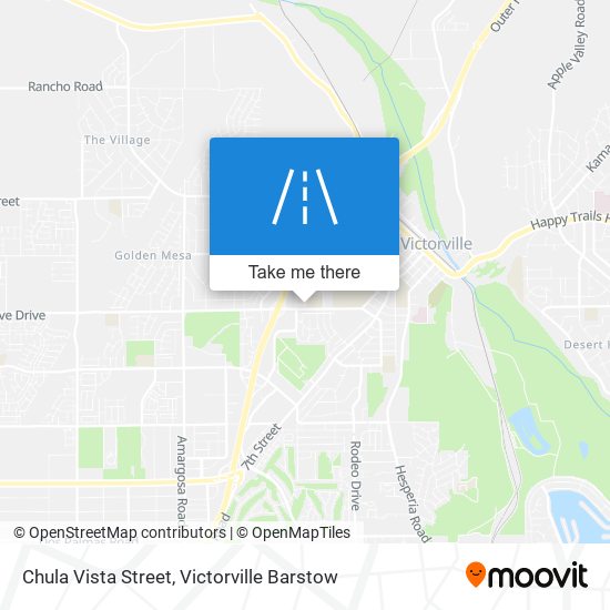 Mapa de Chula Vista Street