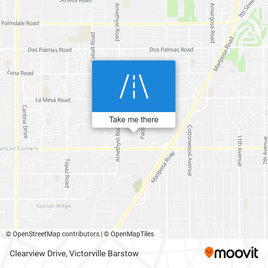 Clearview Drive map