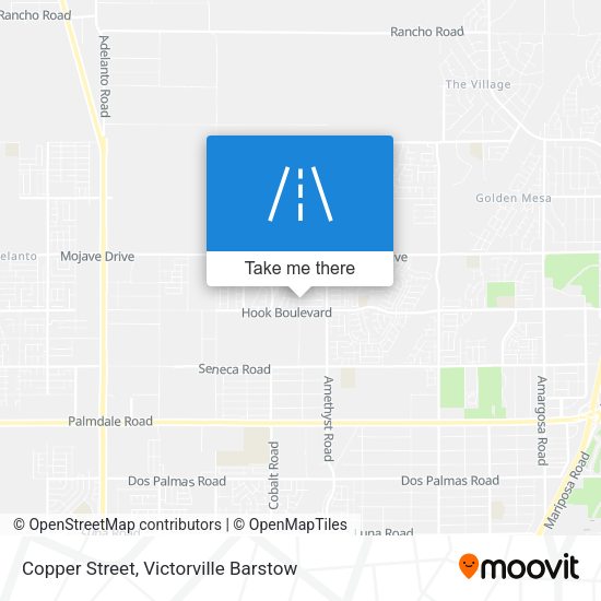 Mapa de Copper Street