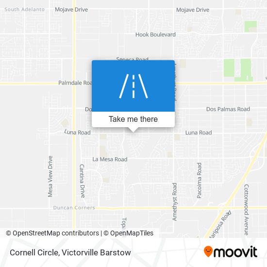 Cornell Circle map