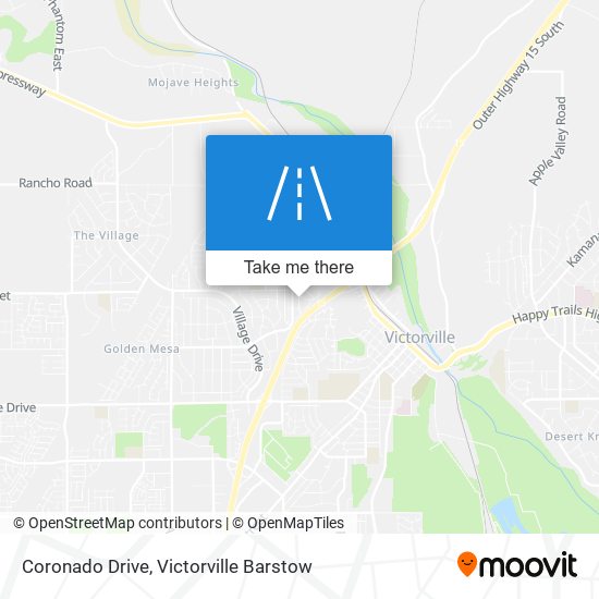 Coronado Drive map