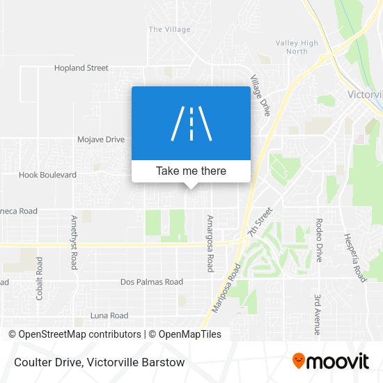 Coulter Drive map
