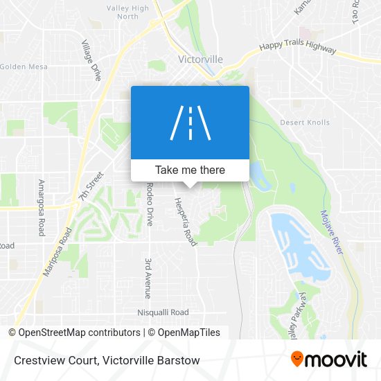 Mapa de Crestview Court