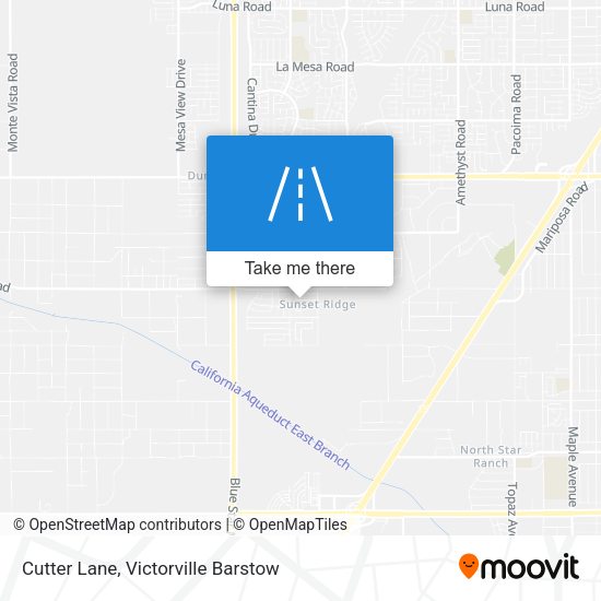 Cutter Lane map