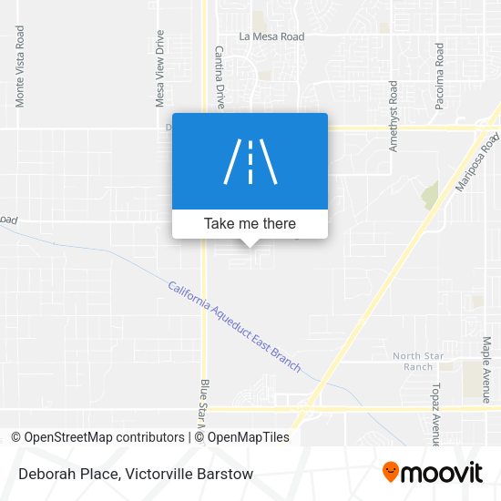Deborah Place map