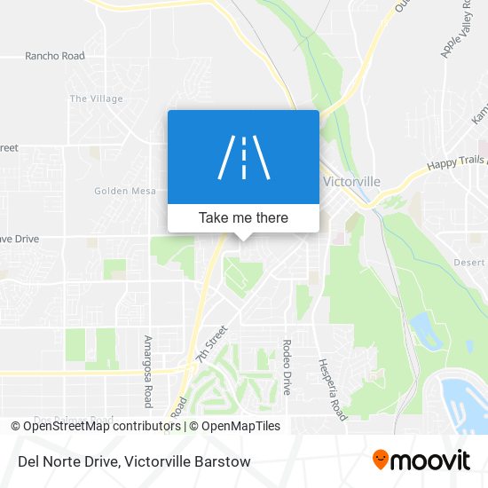 Del Norte Drive map