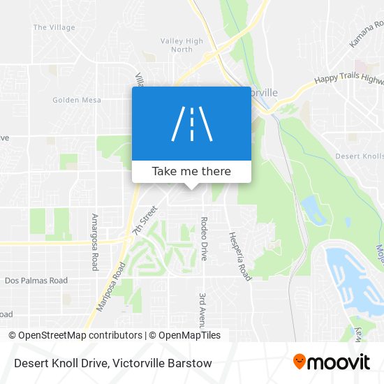 Mapa de Desert Knoll Drive