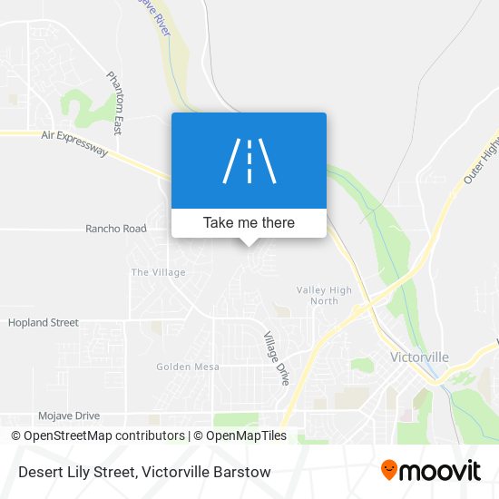 Mapa de Desert Lily Street